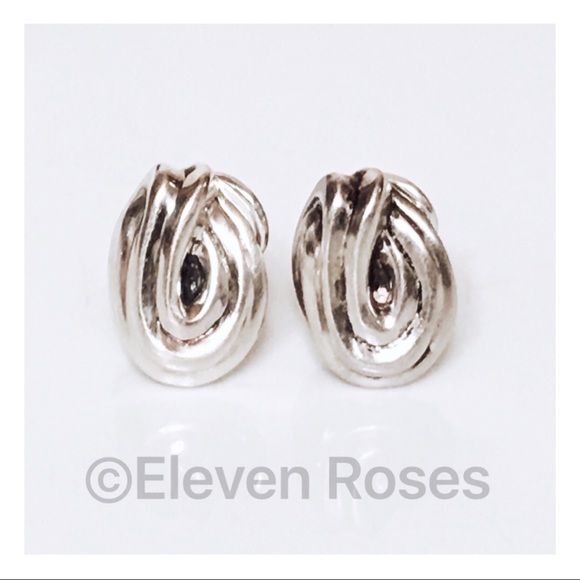 Tiffany & Co. Jewelry - Tiffany & Co. Sterling Silver Clip Earrings